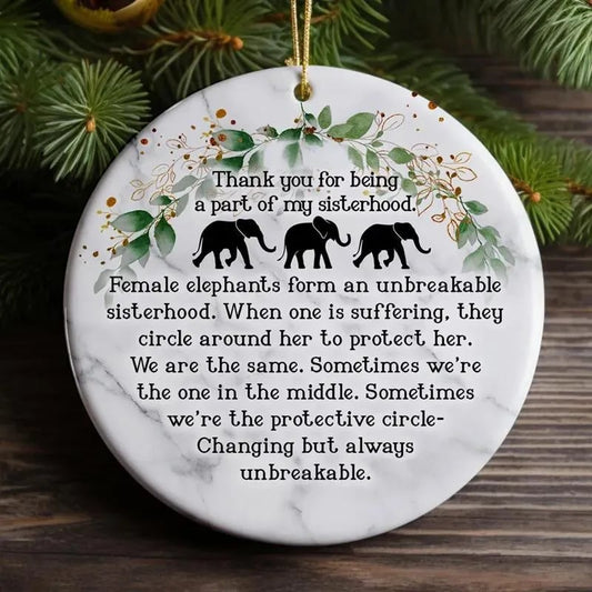🔥Last Day 50% OFF -🎁🐘Elephant Friendship Ornament