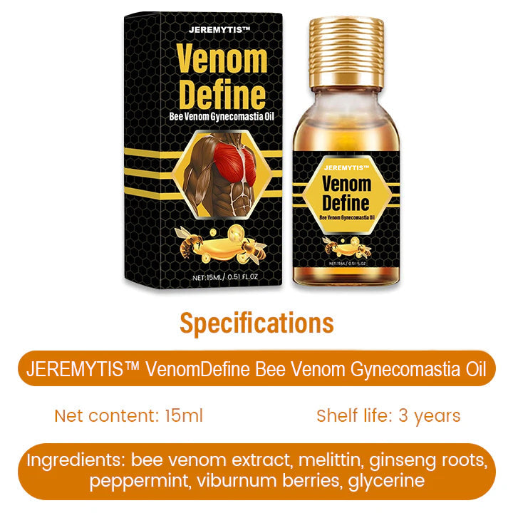 JEREMYTIS™ Venom Define Bee Venom Gynecomastia Oil